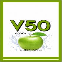 V50 Vodka Green Apple