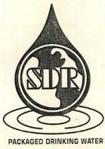 SDR PACKAGED DRINKING WATER