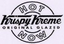 HOT KRISPY KREME ORIGINAL GLAZED NOW MARK