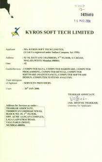 KYROS SOFT TECH LIMITED