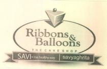 Ribbons & Balloons THE CAKE SHOP SAVI-the healthy way savyaghrita