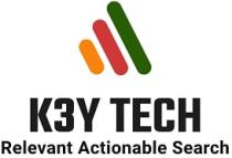 K3Y TECH alongwith the tagline Relevant Actionable Search