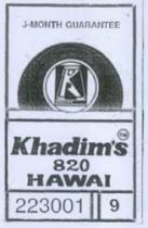 KHADIMS 820 HAWAI