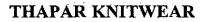 THAPAR KNITWEAR