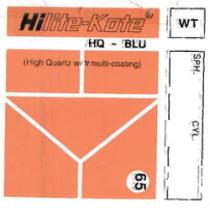 HILITE-KOTE HQ - BLU