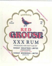 KHODAYS RED GROUSE