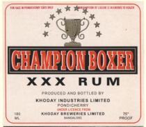 KHODAYS CHAMPION BOXER