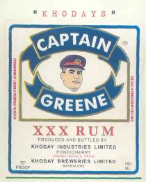KHODAYS CAPTAIN GREENE