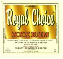 KHODAYS ROYAL CHOICE