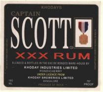 KHODAYS CAPTAIN SCOTT