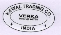 KEWAL TRADING CO. VERKA MINERAL WATER INDIA