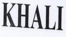 KHALI