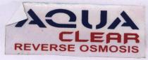 AQUA CLEAR REVERSE OSMOSIS WITH LABLE