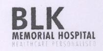 BLK MEMORIAL HOSPITAL