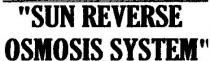 SUN REVERSE OSMOSIS SYSTEM