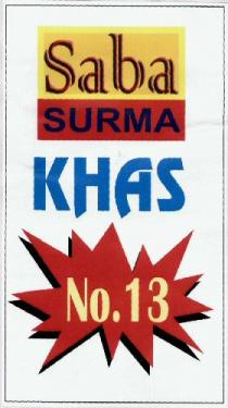 Saba SURMA KHAS NO-13