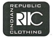 RIC WITH WORD REPUBLIC INDIAN CLOTHING