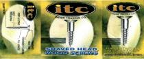 ITC SHAVED HEAD WOOD SCREWS