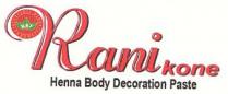 Rani kone Henna Body Decoration Paste
