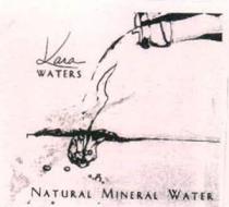 KARA WATERS OF BOTTLE WITH WATER