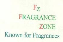 FZ FRAGRANCE ZONE KNOWN FOR FRAGRANCES