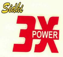 SIDHI 3X POWER