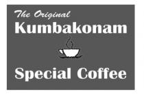 The Original Kumbakonam Special Coffee