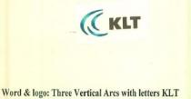 KLT Three Vertical Arcs with letters KLT