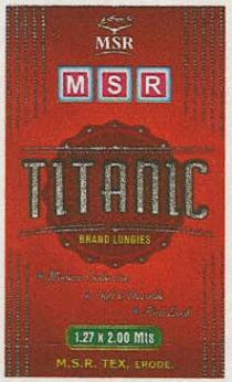 MSR TITAnIC BRAND LUNGIES