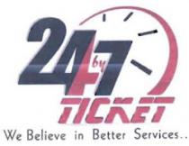 24BY7 TICKET OF CLOCK