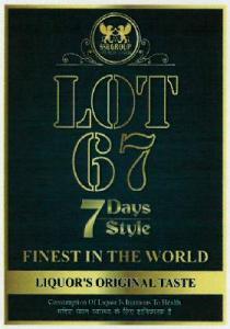 LOT 67 7 DAYS STYLE FINEST IN THE WORLD