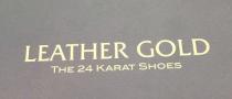 LEATHER GOLD...THE 24 KARAT SHOES