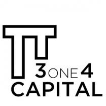 3ONE4 CAPITAL full label in black and white