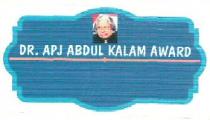 DR. APJ ABDUL KALAM AWARD