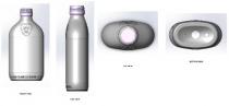 CDL Logo Embossed Glass Bottle