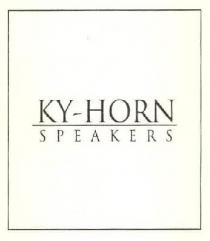 KY-HORN SPEAKERS