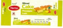 MARINO SLICED CAKE PINEAPPLE LUSH