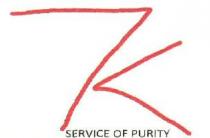 7K SERVICE OF PURITY