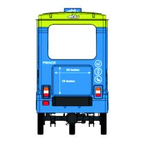 eblu of Auto rickshaw