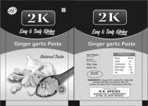 2K with Slogan Easy & Tasty Kitchen as per