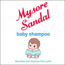 Mysore Sandal baby shampoo Nourishes and improves Hair luster;BABY