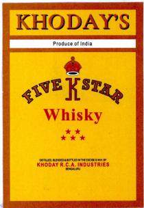 KHODAYS FIVE STAR WHISKY