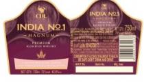 CDL INDIA NO.1 MAGNUM PREMIUM BLENDED WHISKY