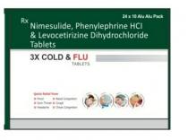 3X COLD & FLU