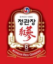 SINCE 1899 CHEONG KWAN JANG HONG-SAM 6 nyeon-geun KOREAN RED GINSENG