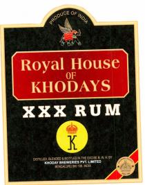 Royal House OF KHODAYS XXX RUM