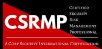 CSRMP - CERTIFIED SECURITY RISK MANAGEMENT PROFESSIONAL