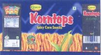 KISHLAY KORNTOPS SPICY CORN SNACKS