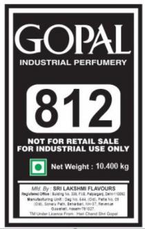 GOPAL INDUSTRIAL PERFUMERY 812