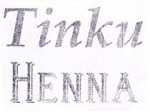 TINKU HENNA